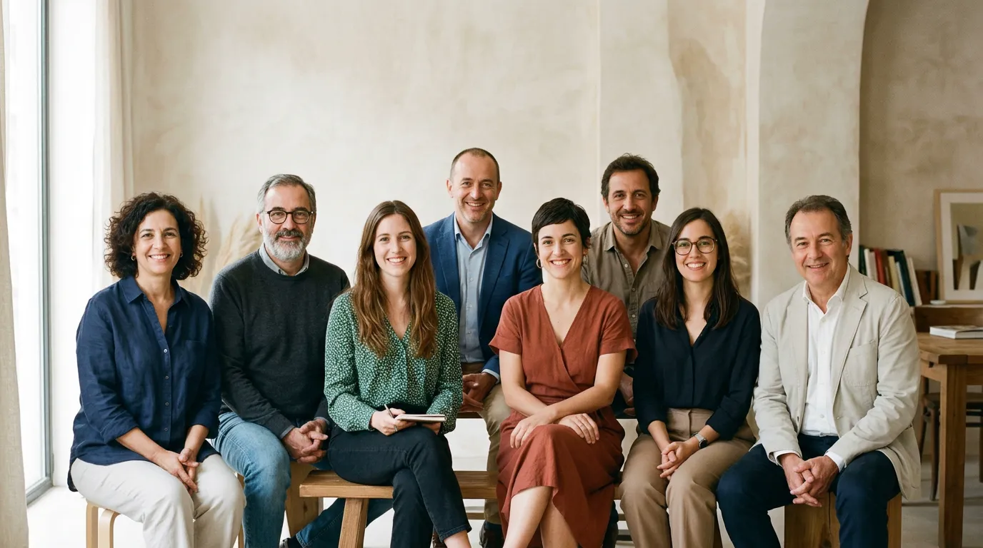 Membres de l'équipe d'animation et du bureau exécutif de l'association EL PATIO